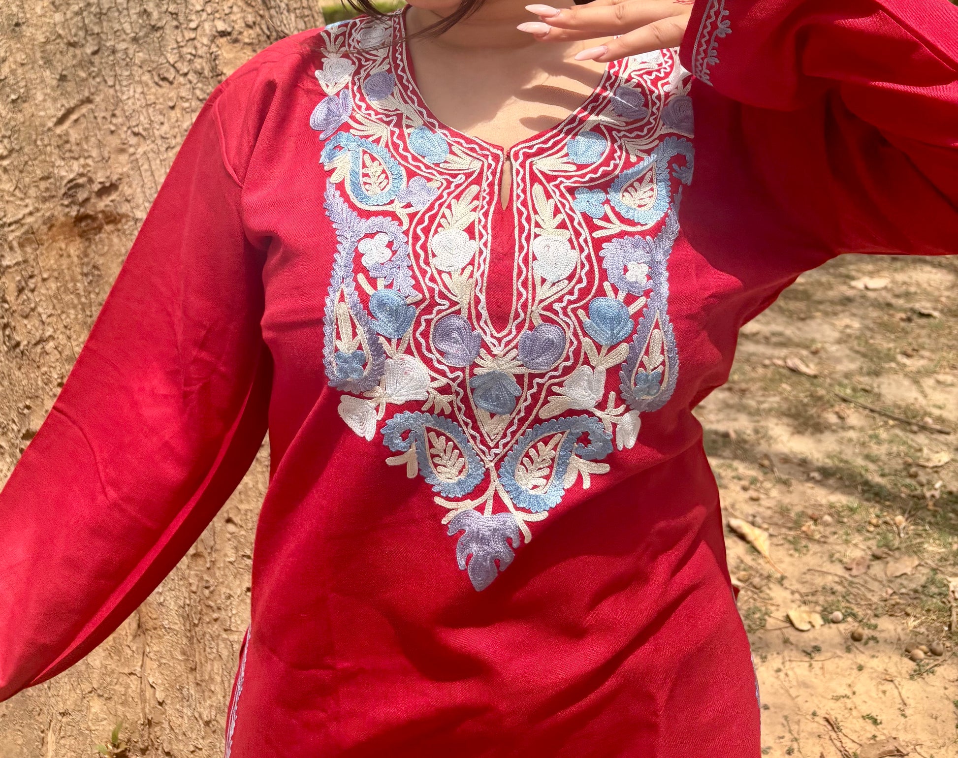"MANITA" Kashmiri Short Kurta