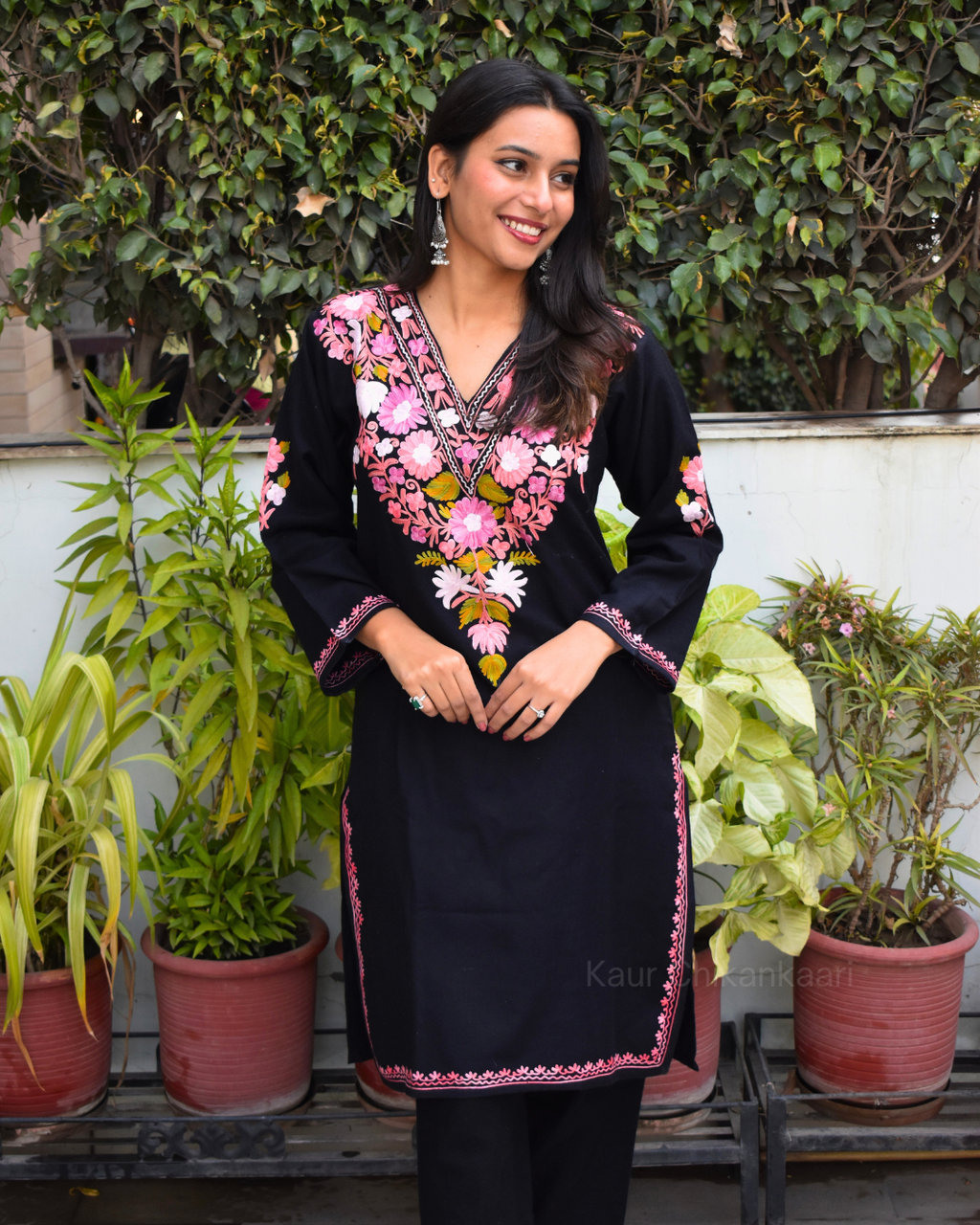 “ISHQIA” Woollen Kashmiri Co-Ord Set