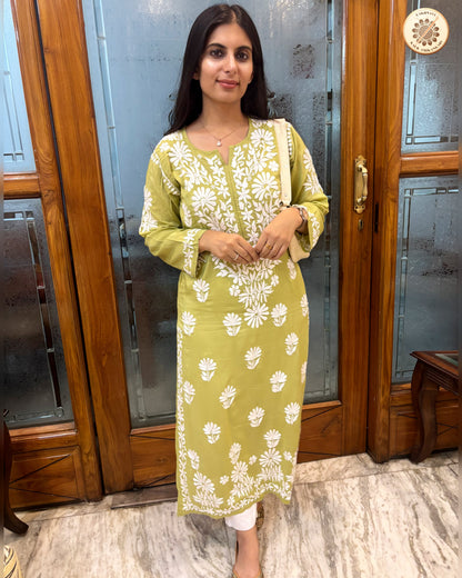 “ALISHA” Modal Cotton Chikankari Kurta