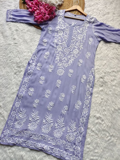 “MUBEEN” Modal Chikankari Kurta