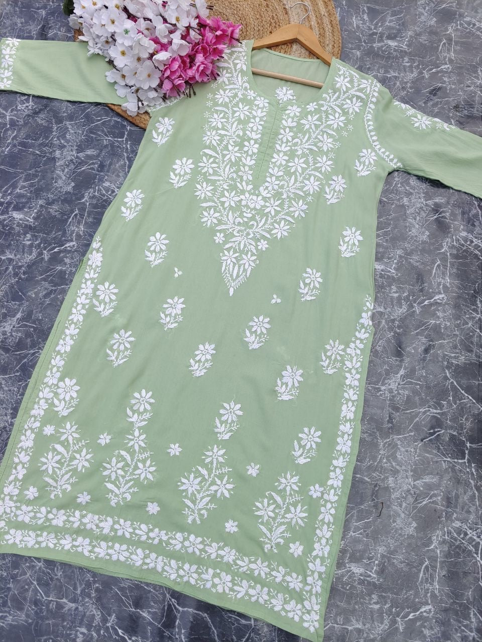 "HAIDAR" Modal Chikankari Kurta