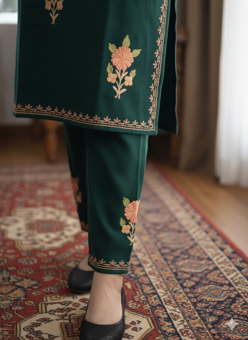 “KANEEZ” Warm Kashmiri Co-Ord Set