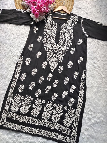 “MUBEEN” Modal Chikankari Kurta