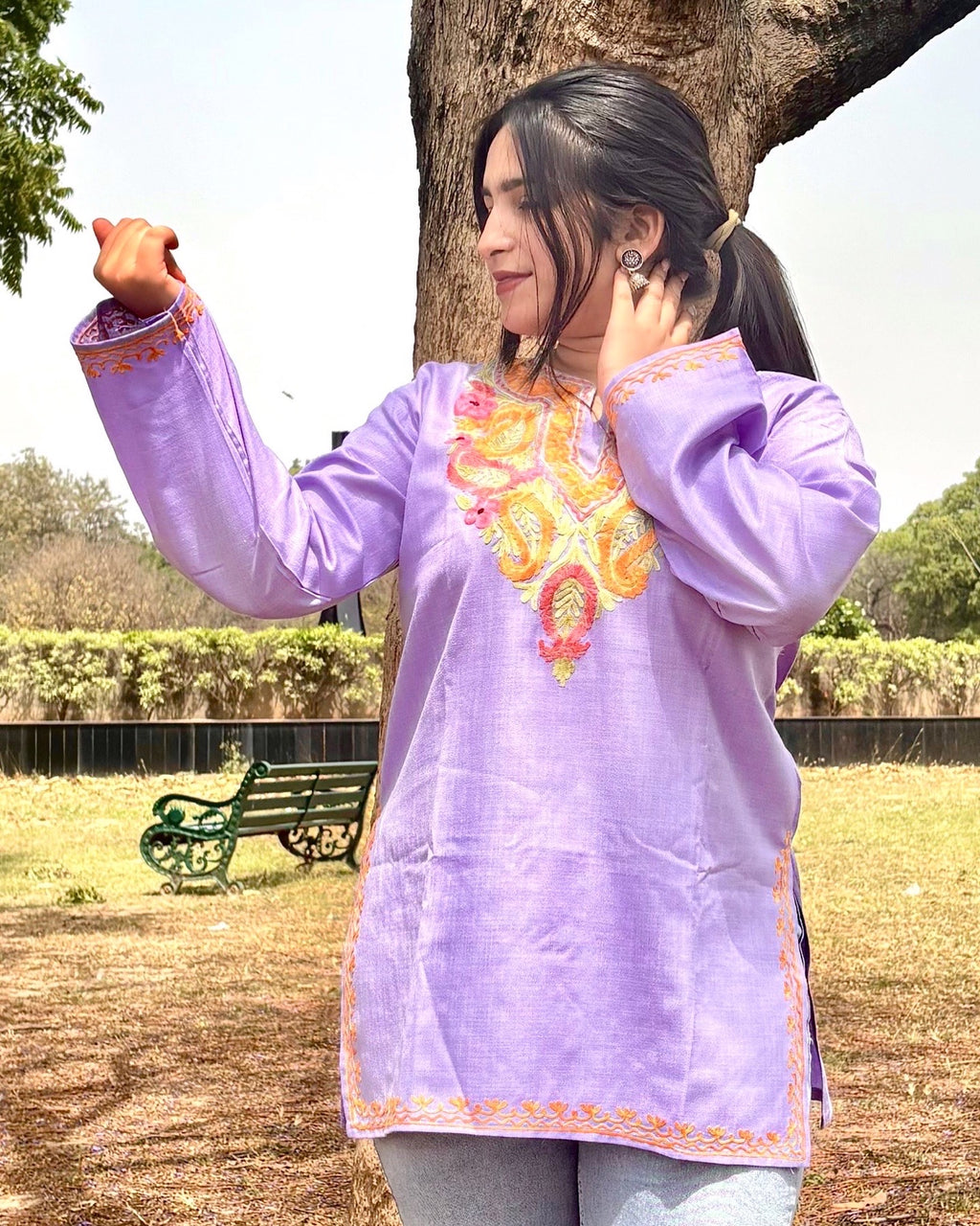 “MAHROSH” Short Kashmiri Kurta