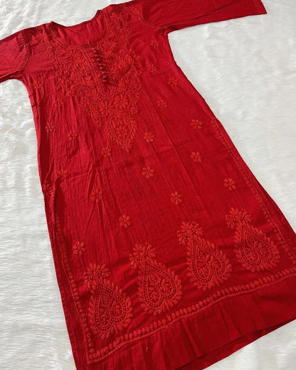 “POOJA” Chikankari Co-Ord Set