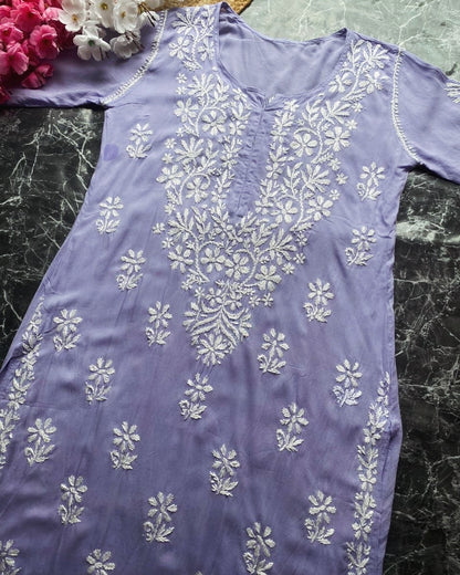 “PASTEL” Modal Chikankari Kurta