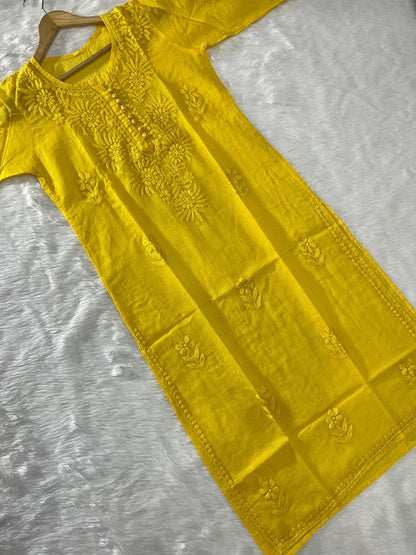 “SEHAR” Kota Chikankari Kurta