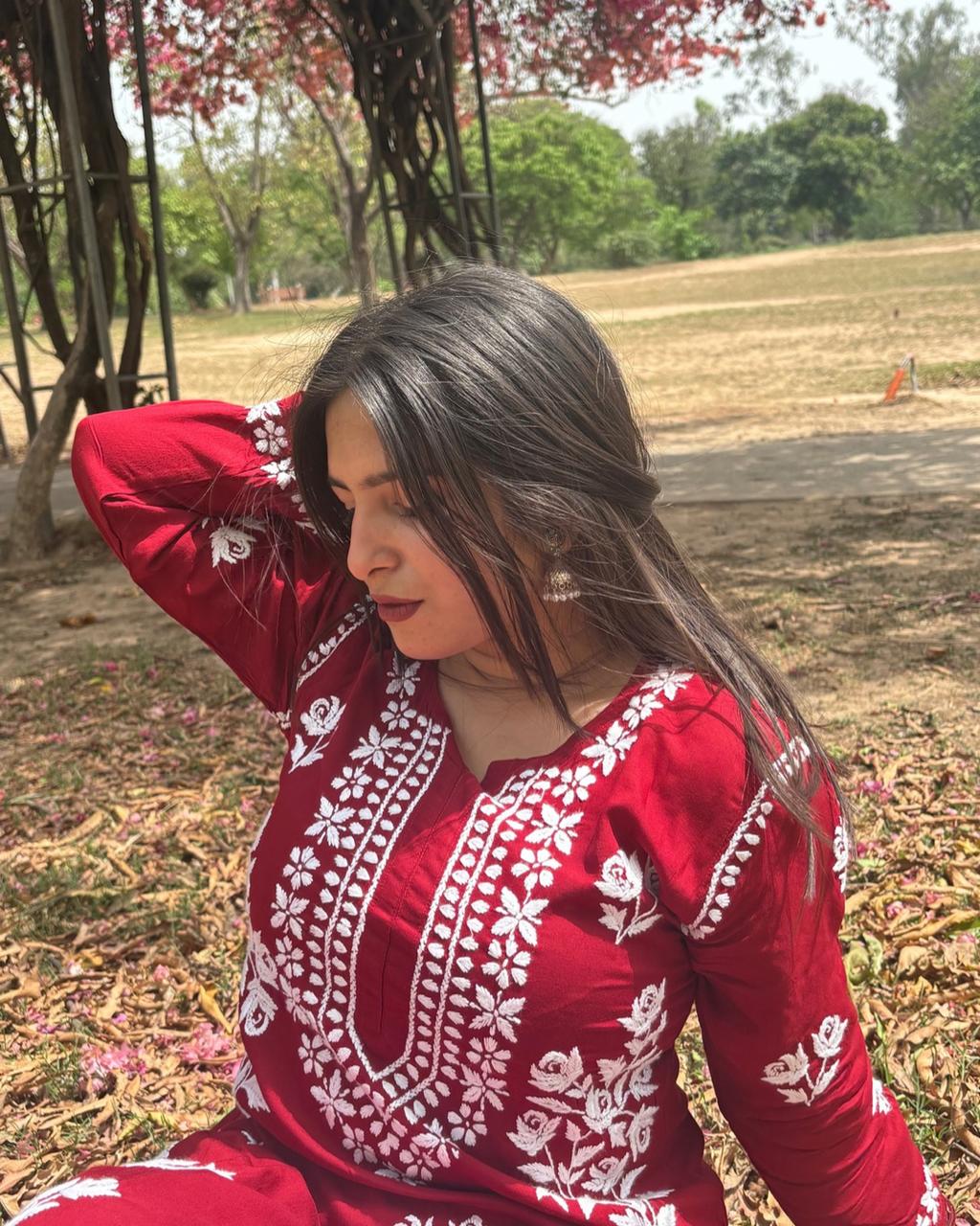 “GULAAB” Modal Chikankari Kurta