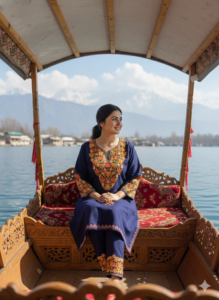 "HAMZA” Warm Kashmiri Co-Ord Set