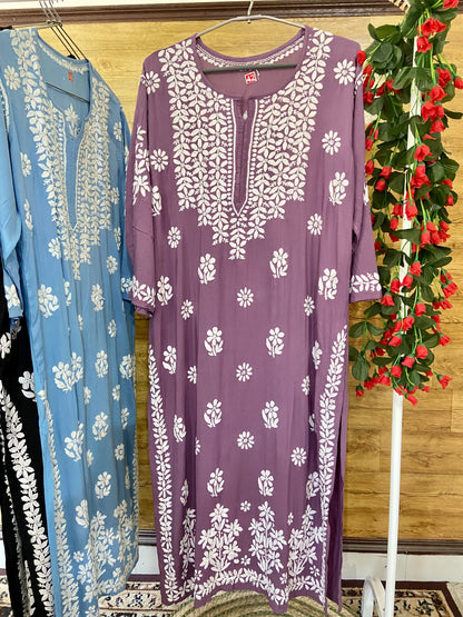 "NOOR" Modal Chikankari Kurta