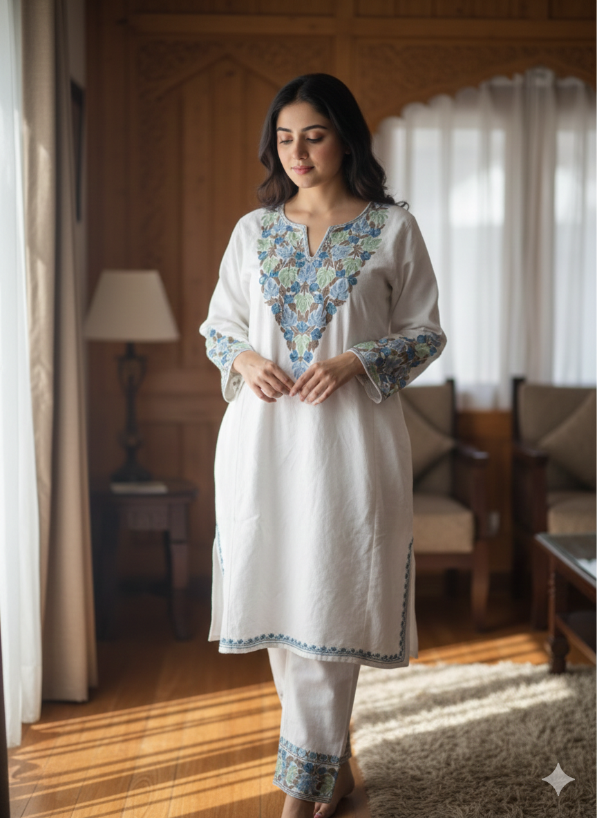 "HAMZA” Warm Kashmiri Co-Ord Set