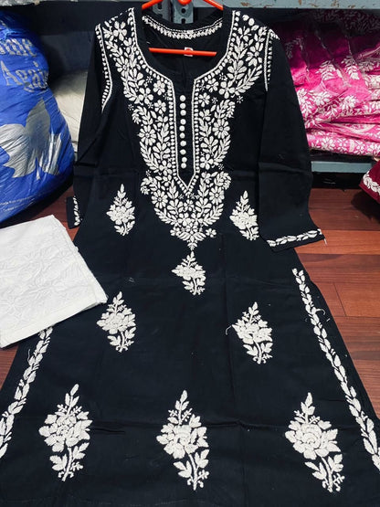 "NEENA" Cotton Chikankari Kurta