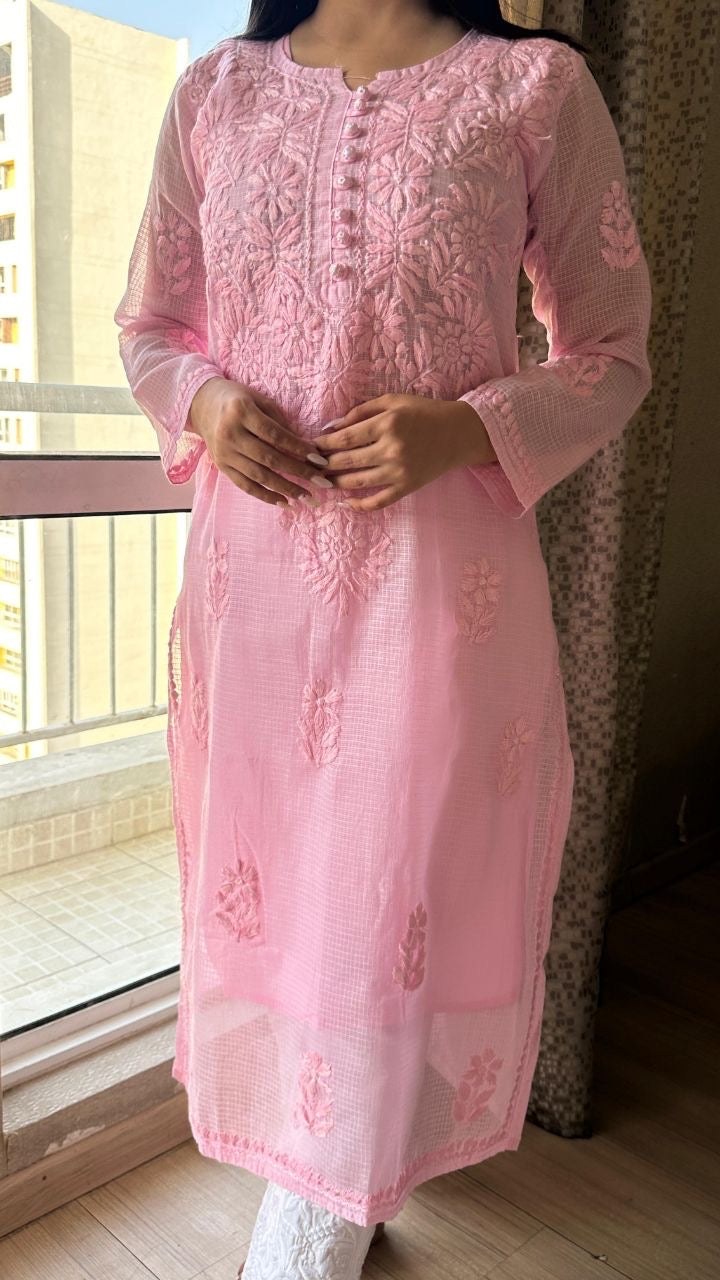 “SEHAR” Kota Chikankari Kurta