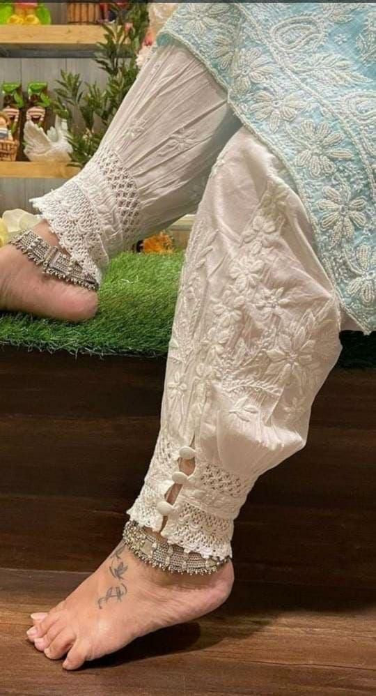 "BANI" Chikankari Afghani Salwar