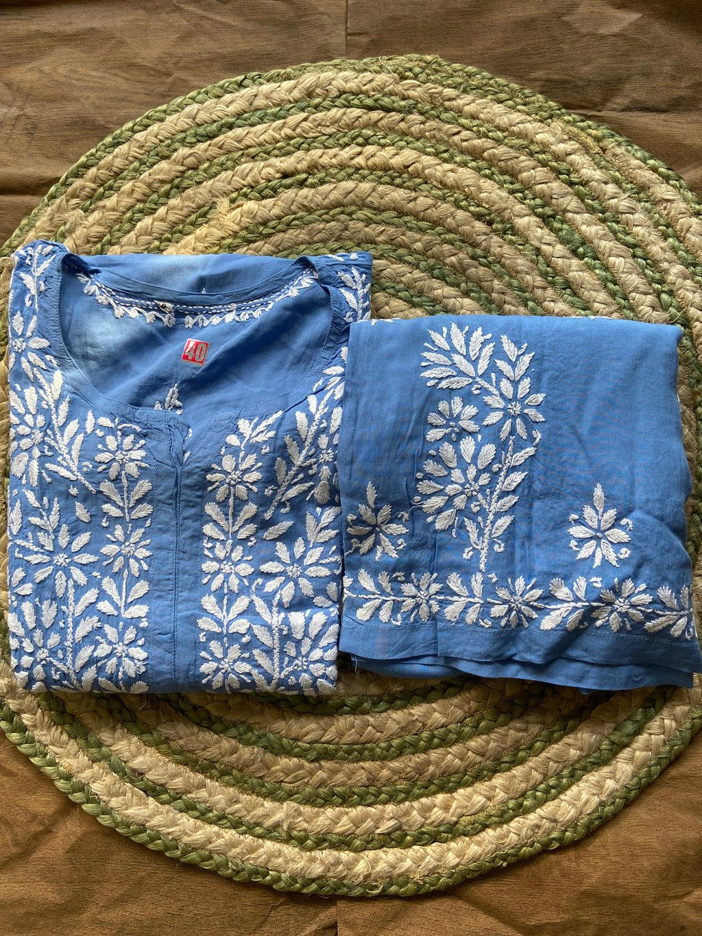 “SNEHA” Modal Chikankari Kurta & Plazo