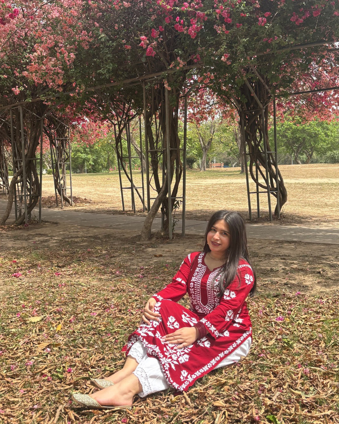 “GULAAB” Modal Chikankari Kurta