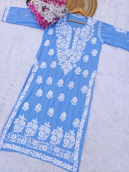 “GURNAAZ” Modal Chikankari Kurta