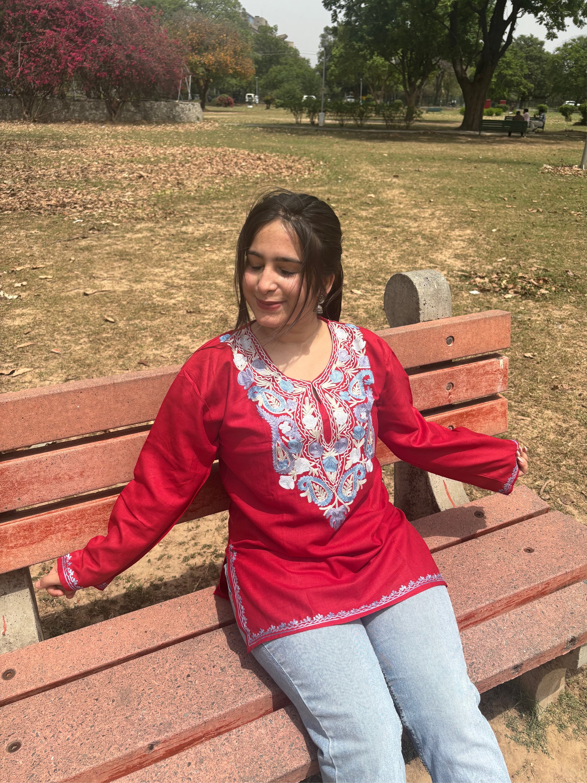 "MANITA" Kashmiri Short Kurta