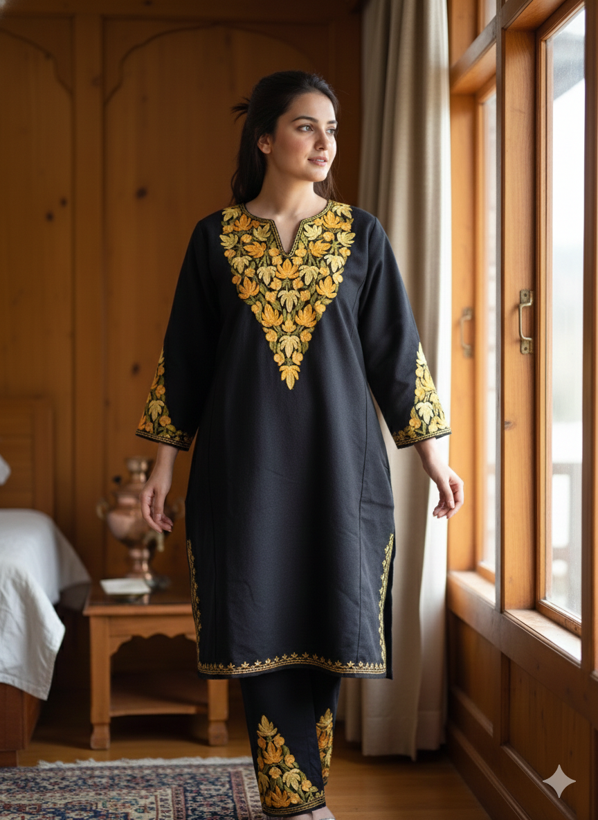 "HAMZA” Warm Kashmiri Co-Ord Set