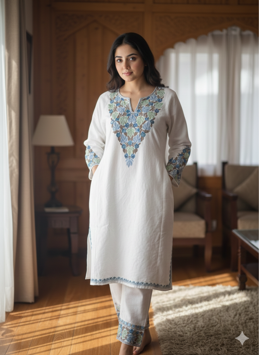 "HAMZA” Warm Kashmiri Co-Ord Set