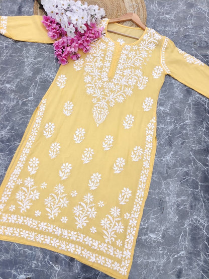 "HAIDAR" Modal Chikankari Kurta