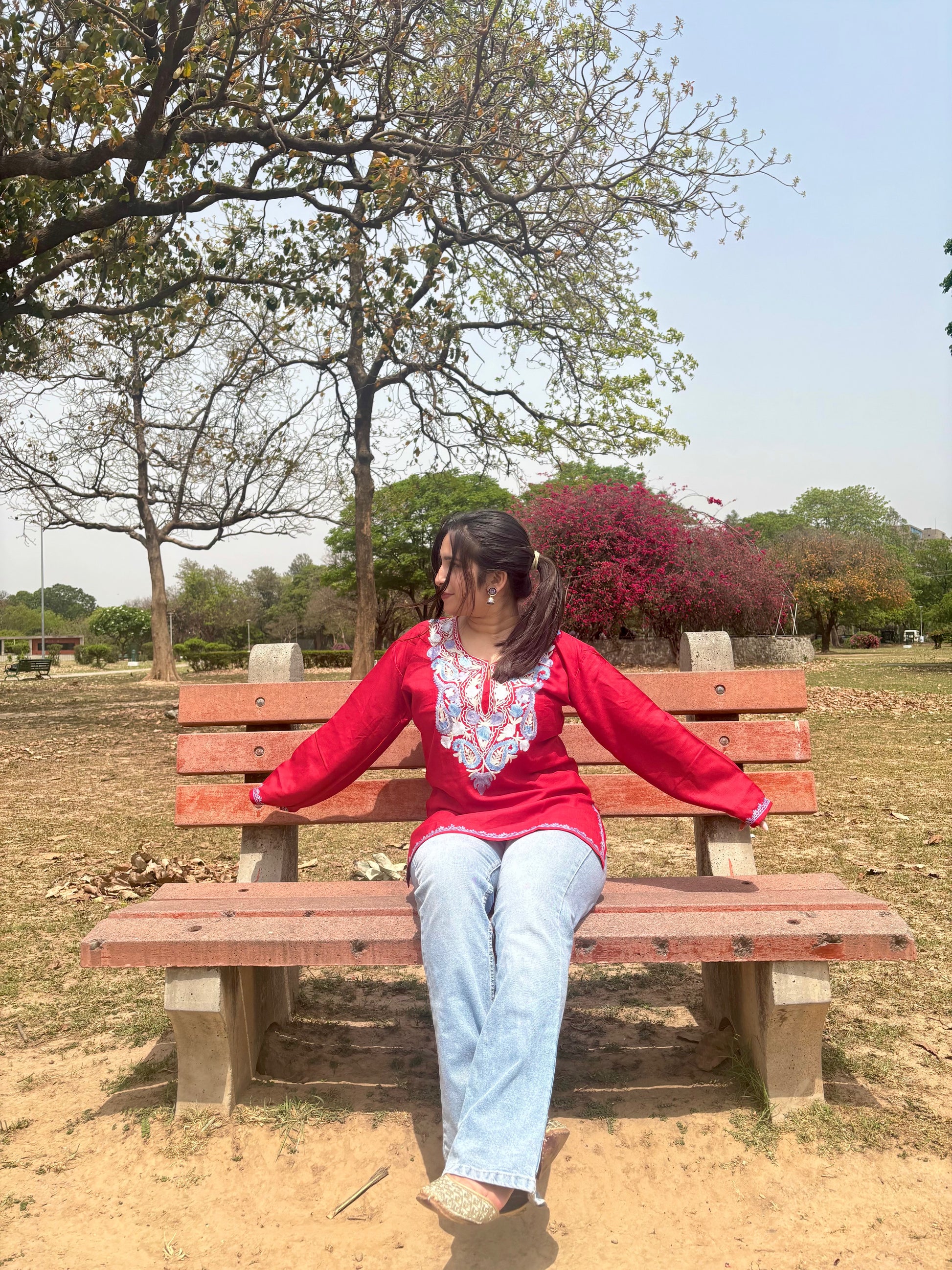 "MANITA" Kashmiri Short Kurta