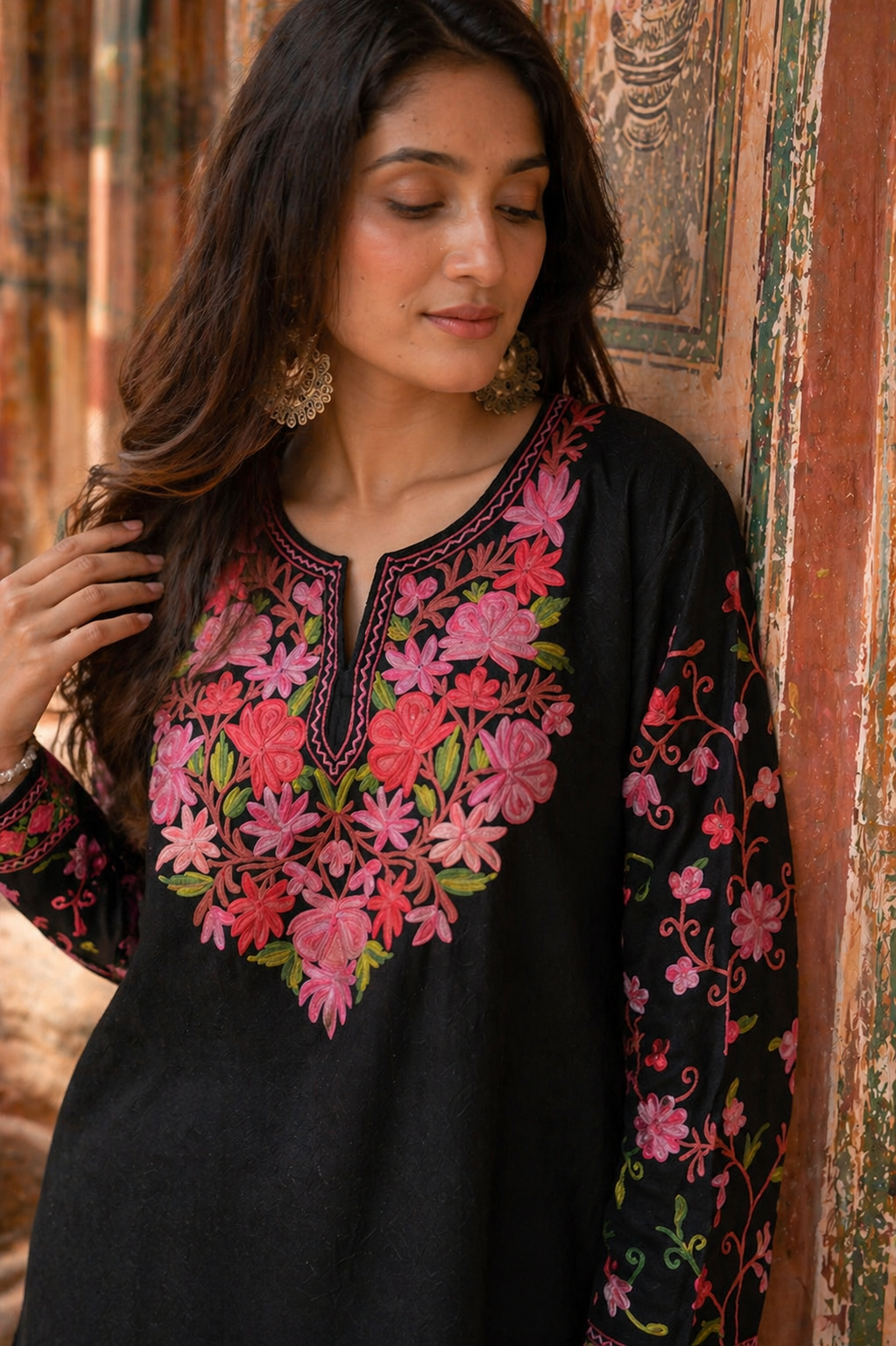 "SARGUN" Cotton Kashmiri Co-Ord Set