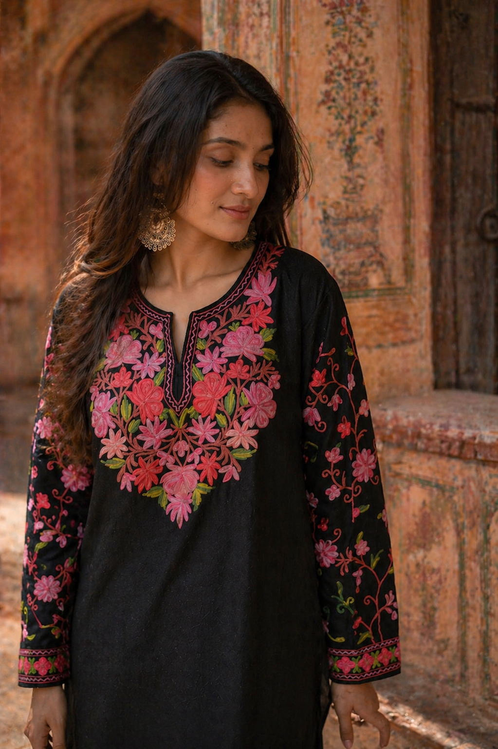 "SARGUN" Cotton Kashmiri Co-Ord Set
