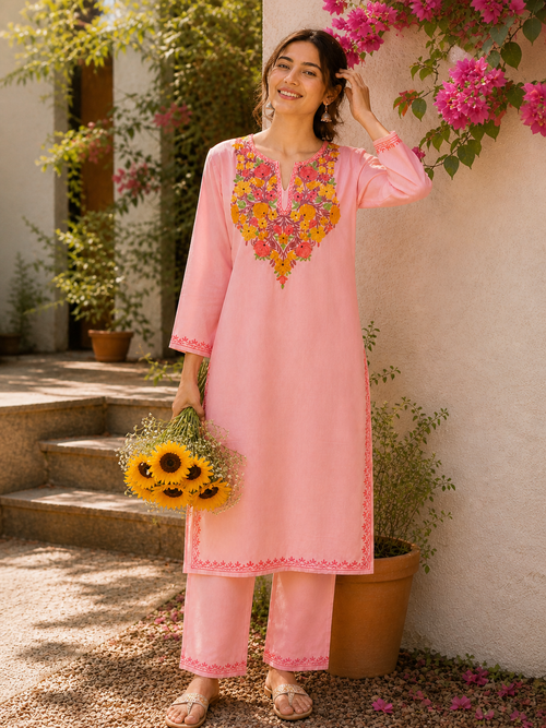 "AKIRA" Cotton Kashmiri Co-Ord Set