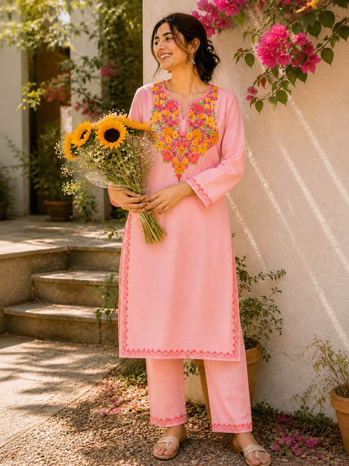 "AKIRA" Cotton Kashmiri Co-Ord Set