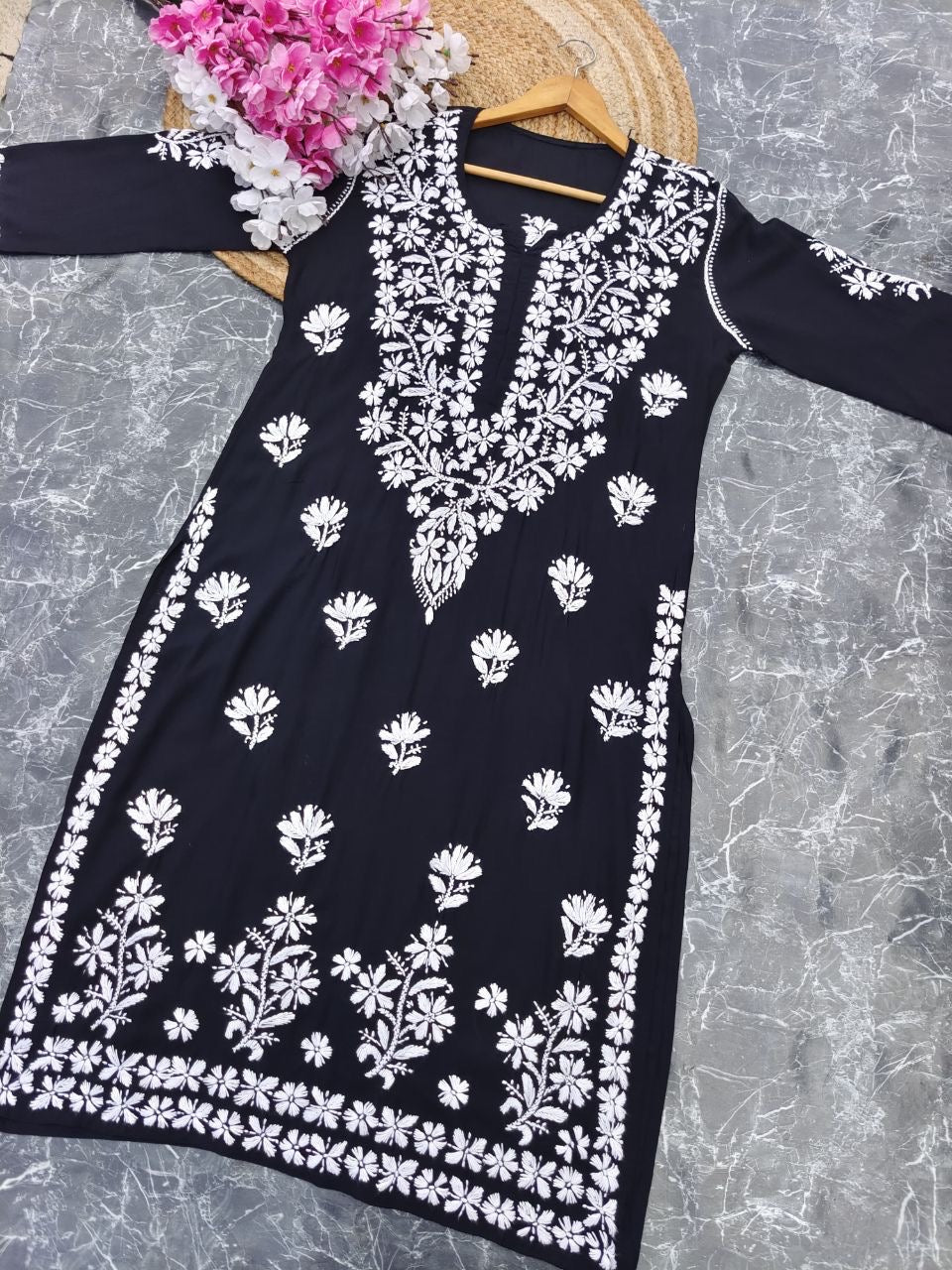 "HAIDAR" Modal Chikankari Kurta