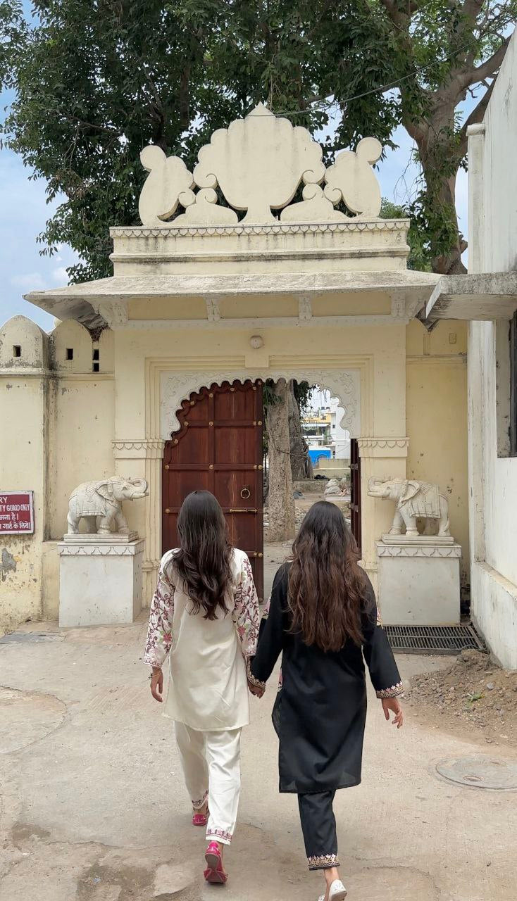 “SABINA” Kashmiri Embroidered Co-Ord Set