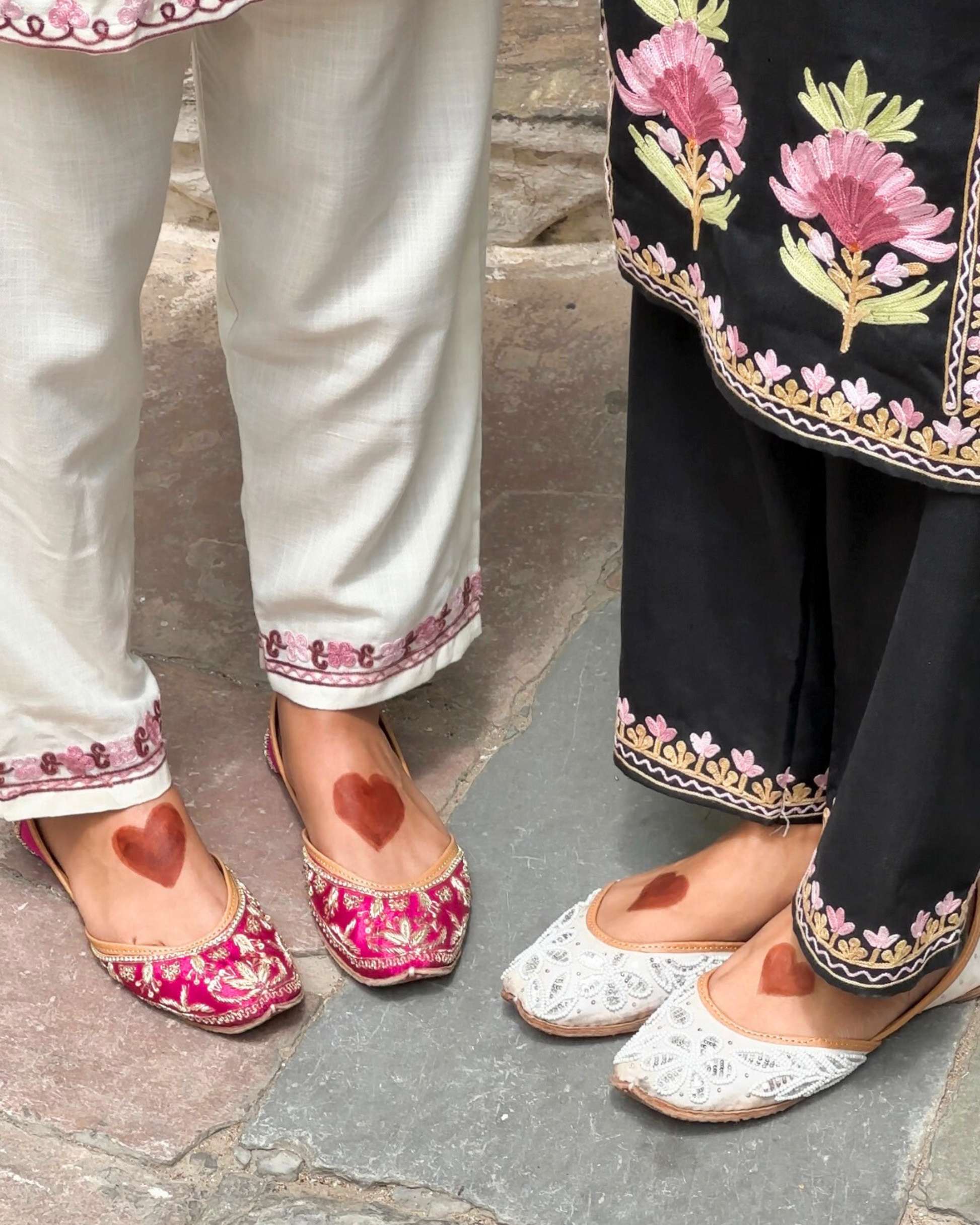 “AISHA” Kashmiri Embroidered Co-Ord Set