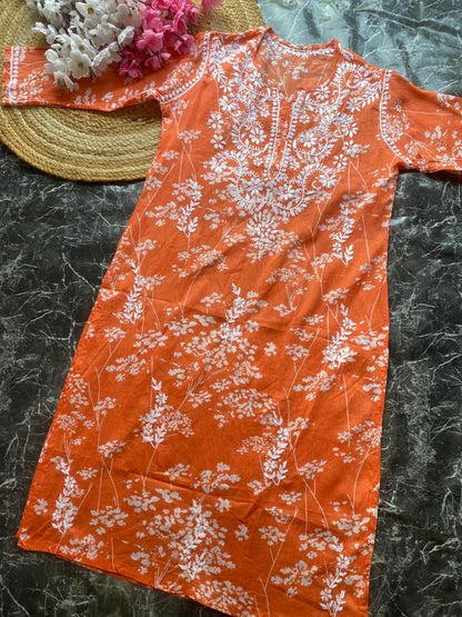 “CANDY” Mul Cotton Chikankari Kurta