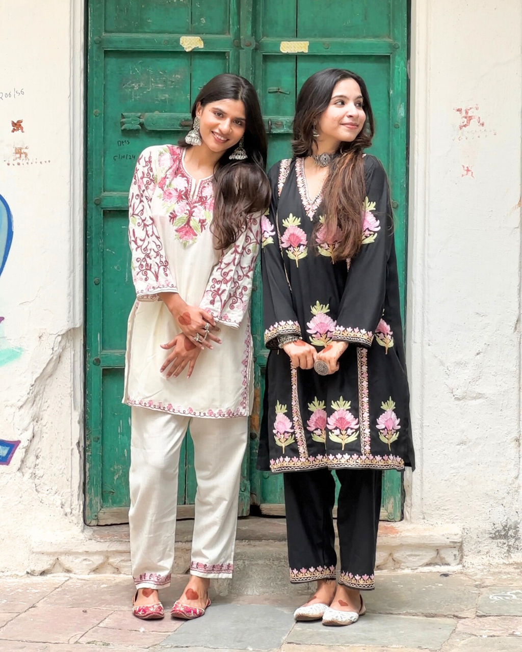 “SABINA” Kashmiri Embroidered Co-Ord Set