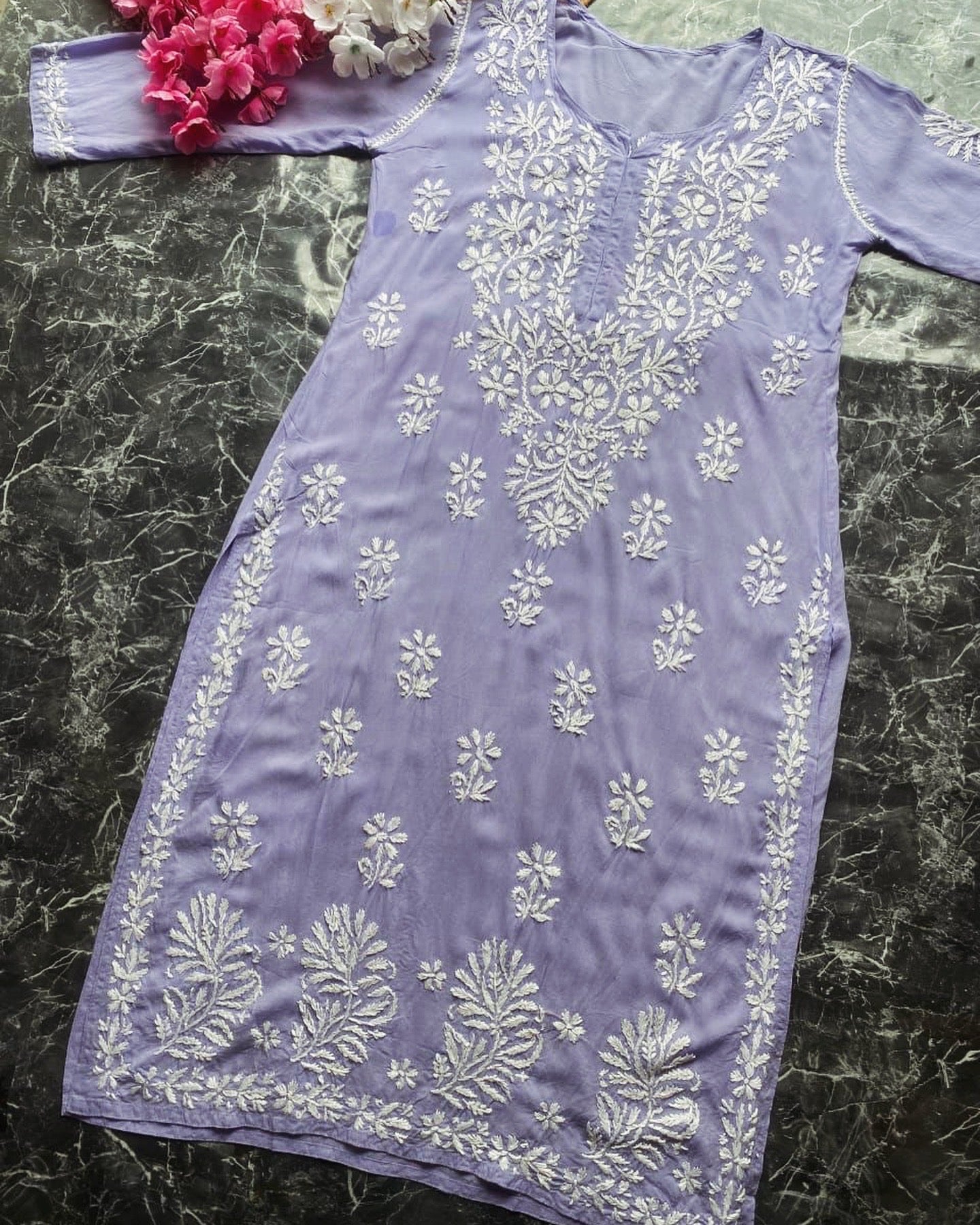 “PASTEL” Modal Chikankari Kurta