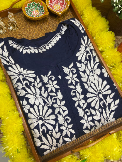 “ALISHA” Modal Cotton Chikankari Kurta