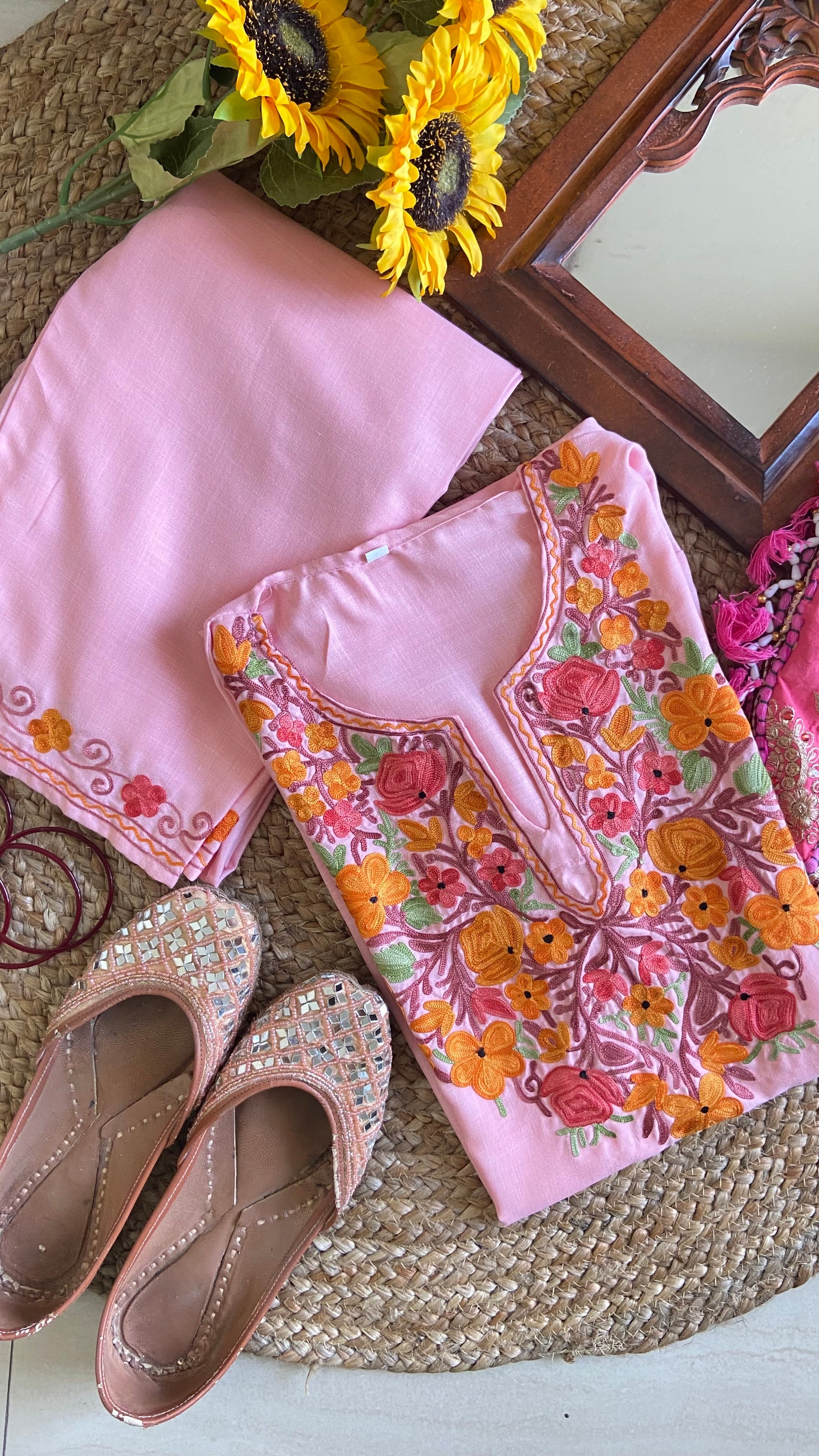 "AKIRA" Cotton Kashmiri Co-Ord Set