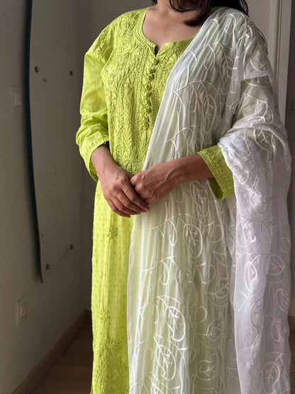 “PIA” Cotton Chikankari Kurta