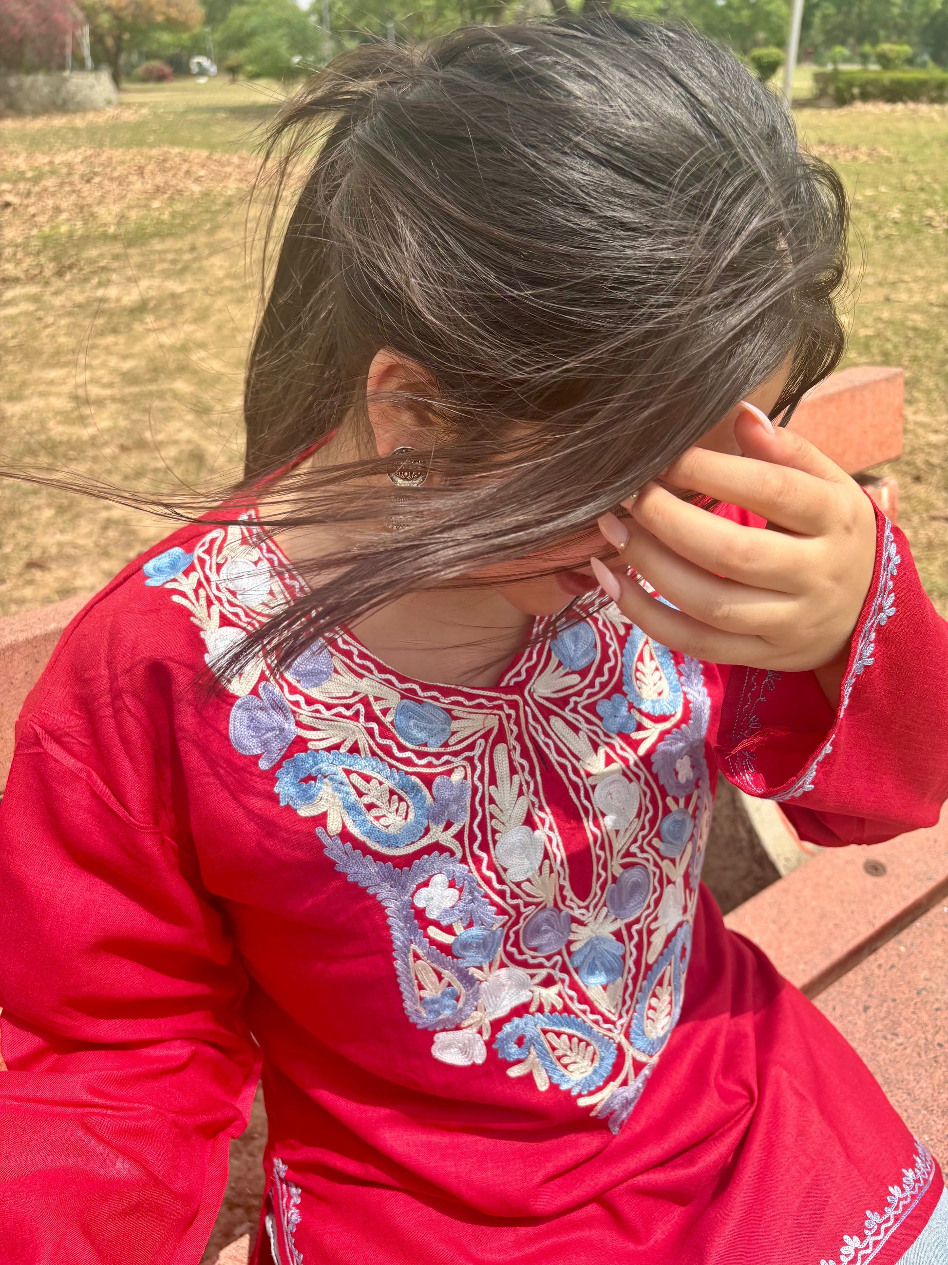 "MANITA" Kashmiri Short Kurta