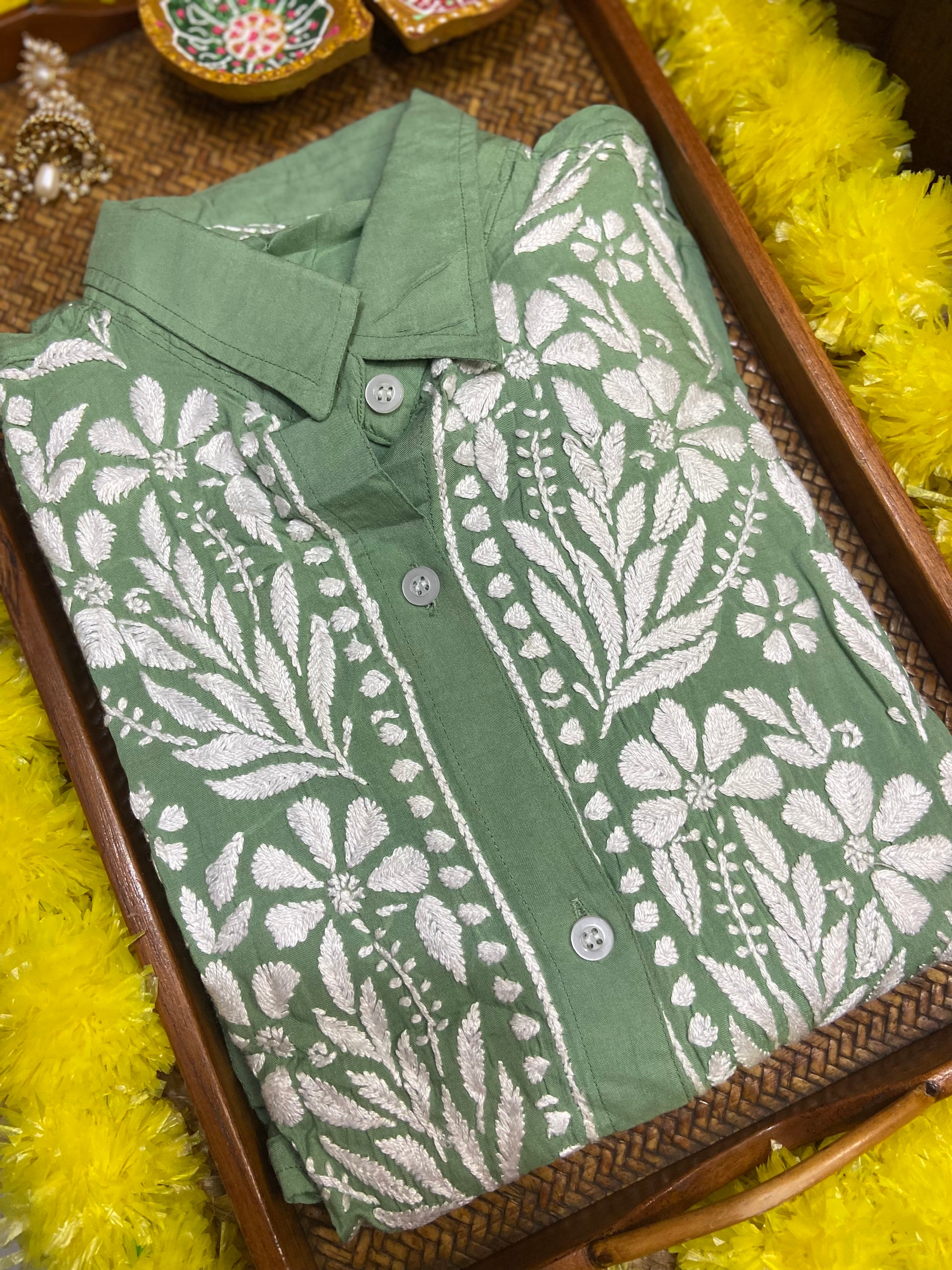 “RYAN” Modal Chikankari Co-Ord Set