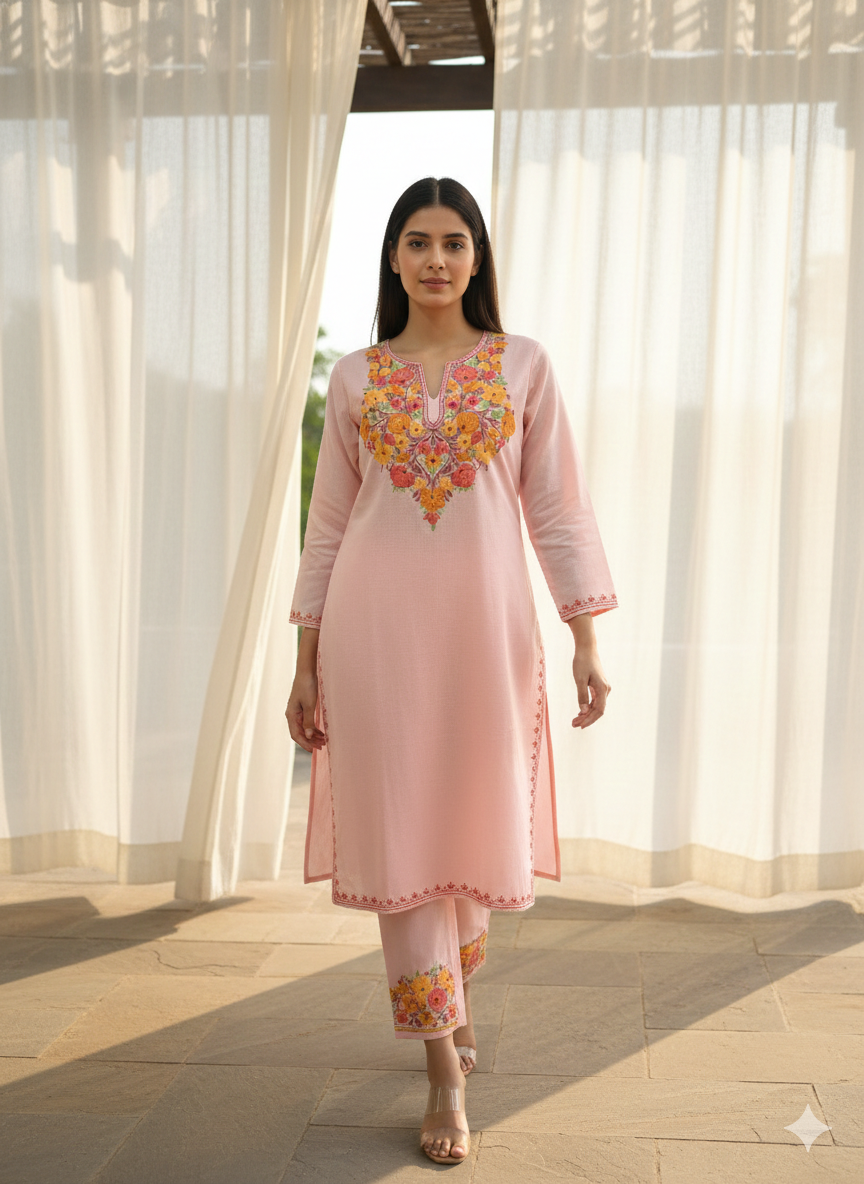 "AKIRA" Cotton Kashmiri Co-Ord Set