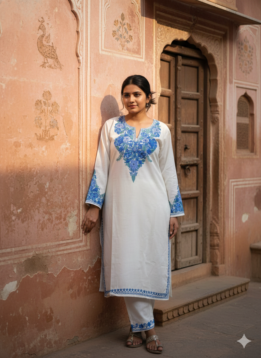 "PATOSH" Cotton Kashmiri Co-Ord Set