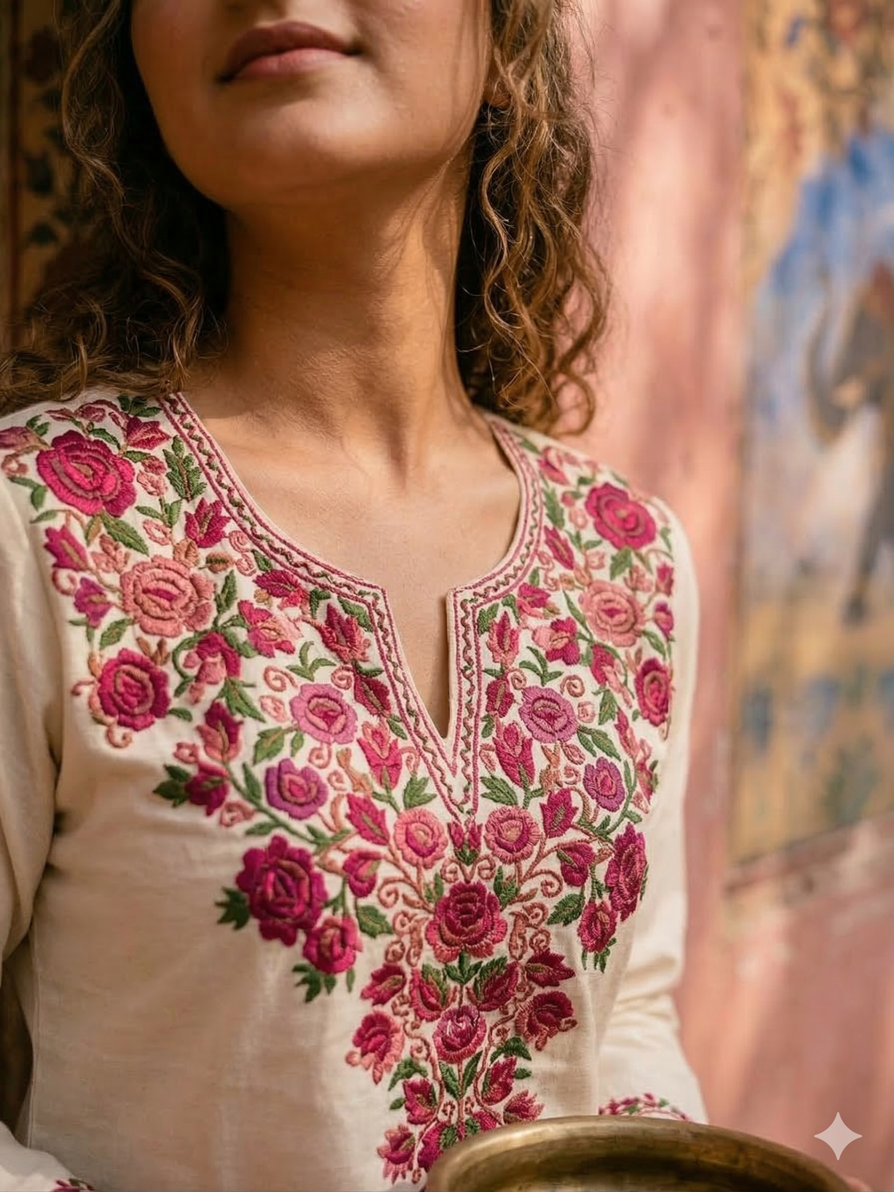 "SHIA" Cotton Kashmiri Co-Ord Set