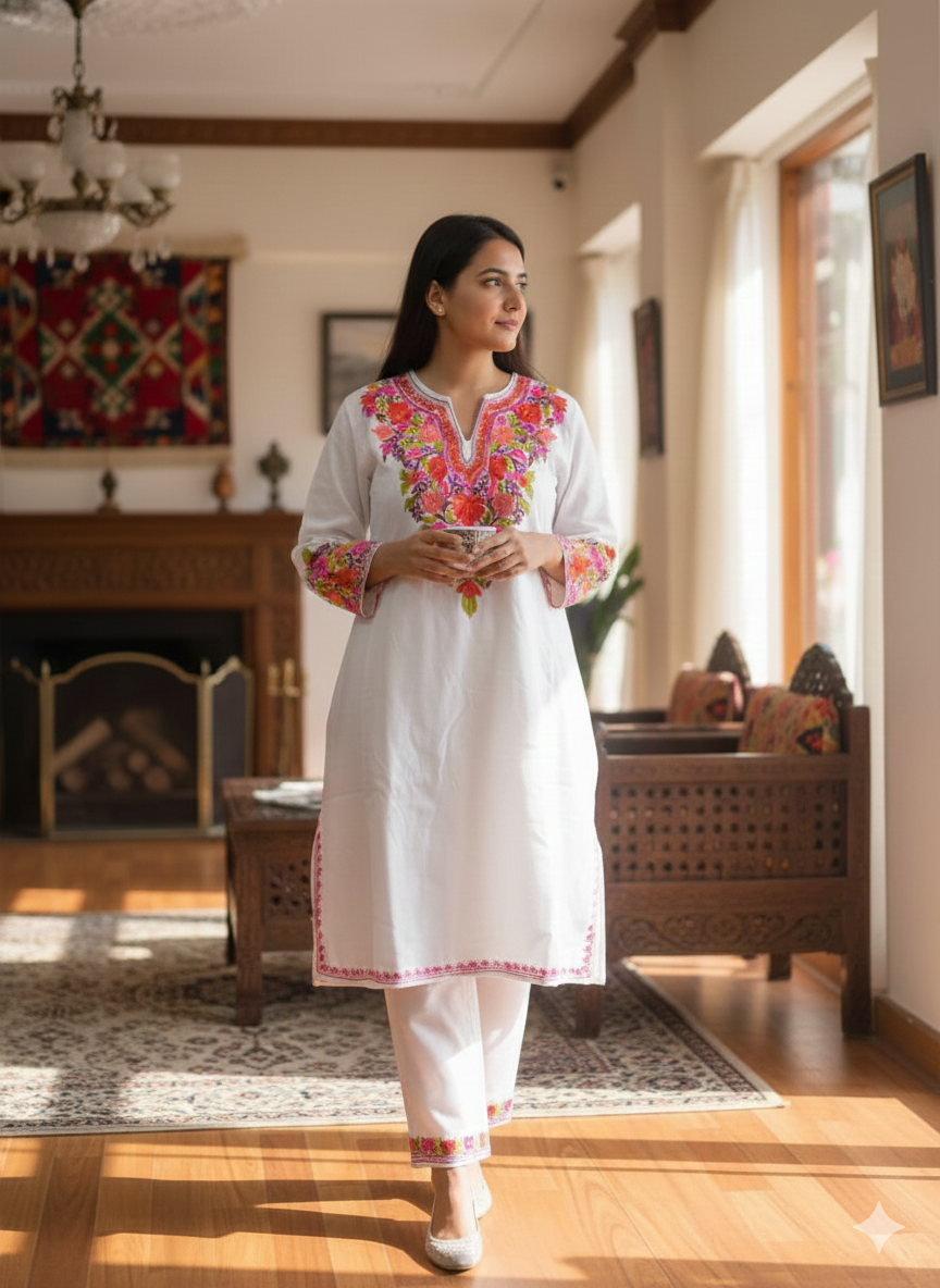 "NAUSHA” Warm Kashmiri Co-Ord Set