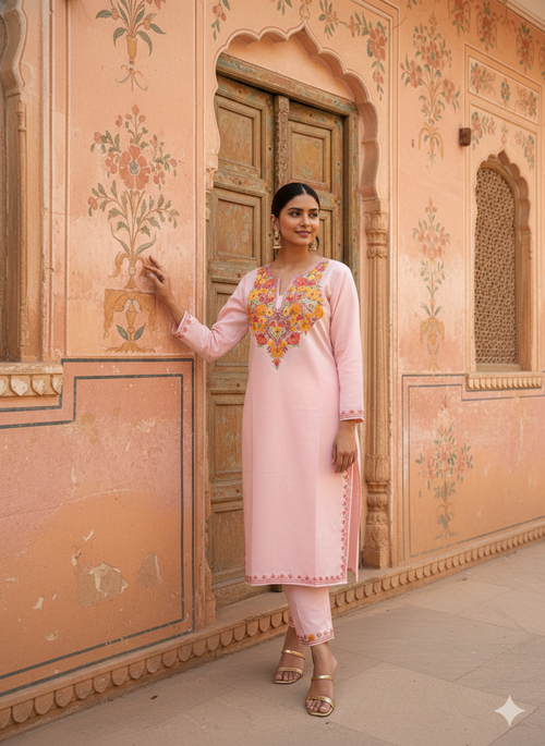 "AKIRA" Cotton Kashmiri Co-Ord Set