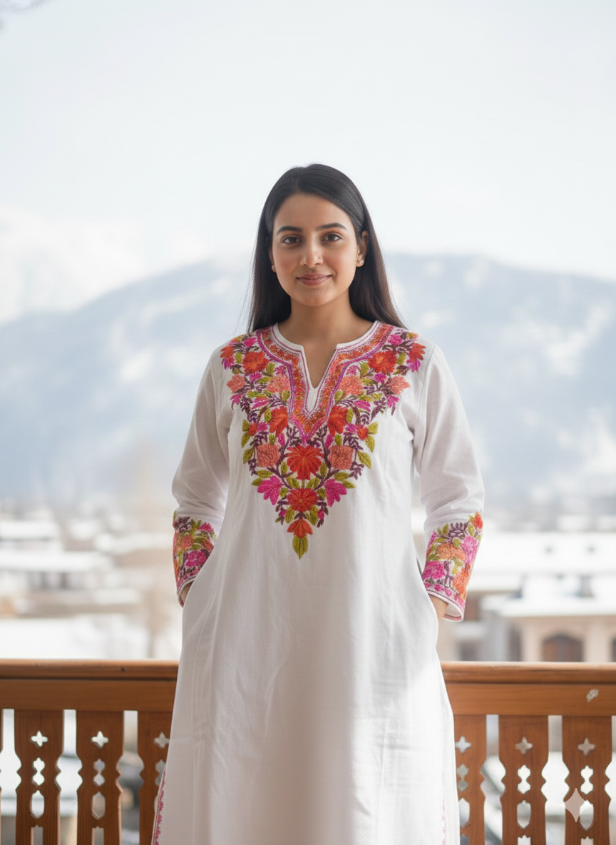 "NAUSHA” Warm Kashmiri Co-Ord Set