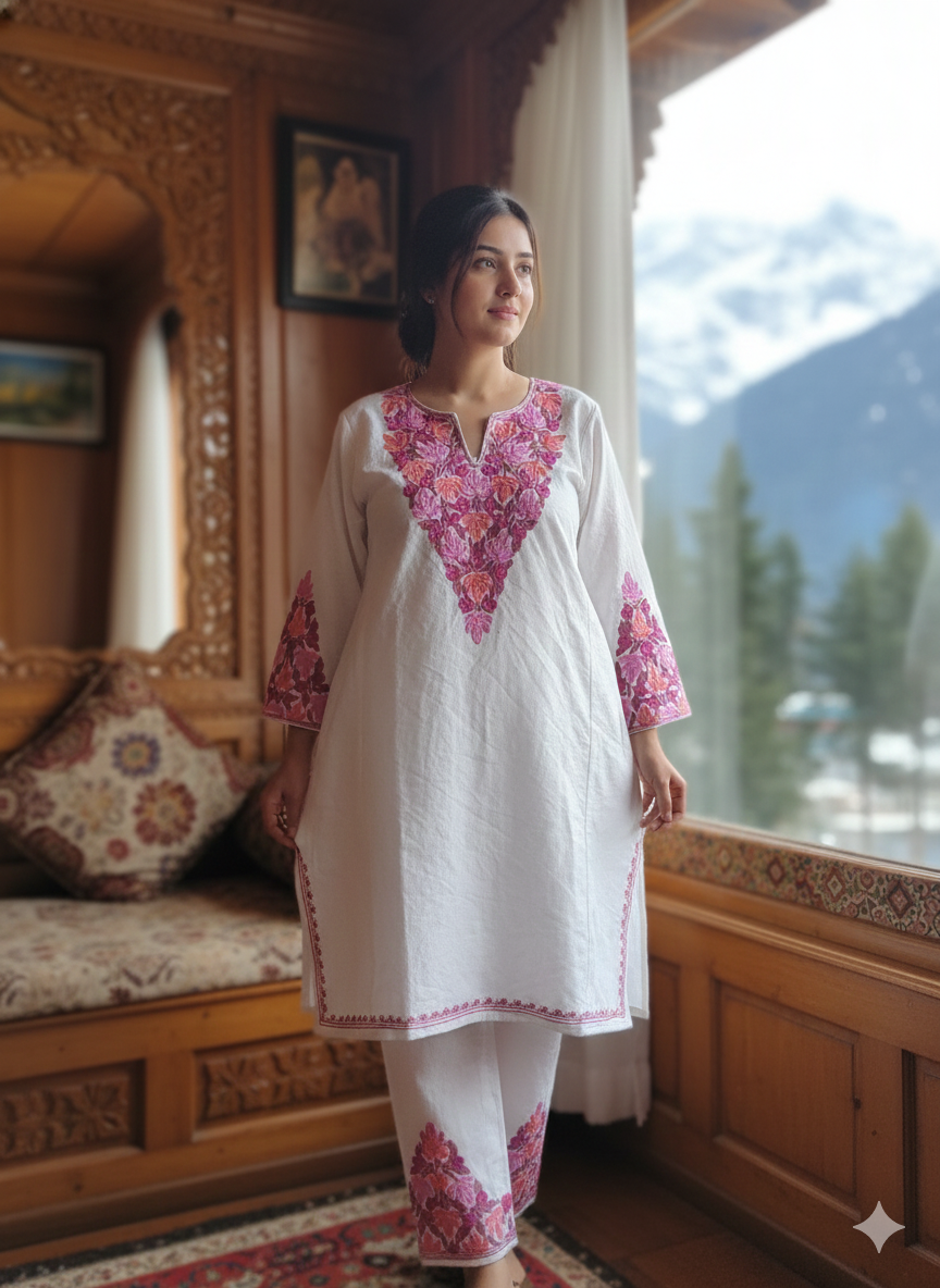 "HAMZA” Warm Kashmiri Co-Ord Set