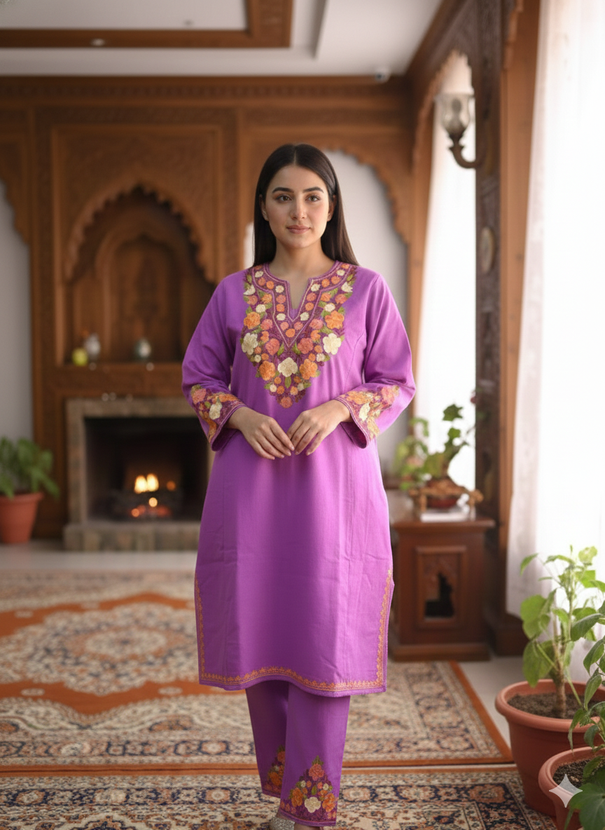 "ILAM” Warm Kashmiri Co-Ord Set