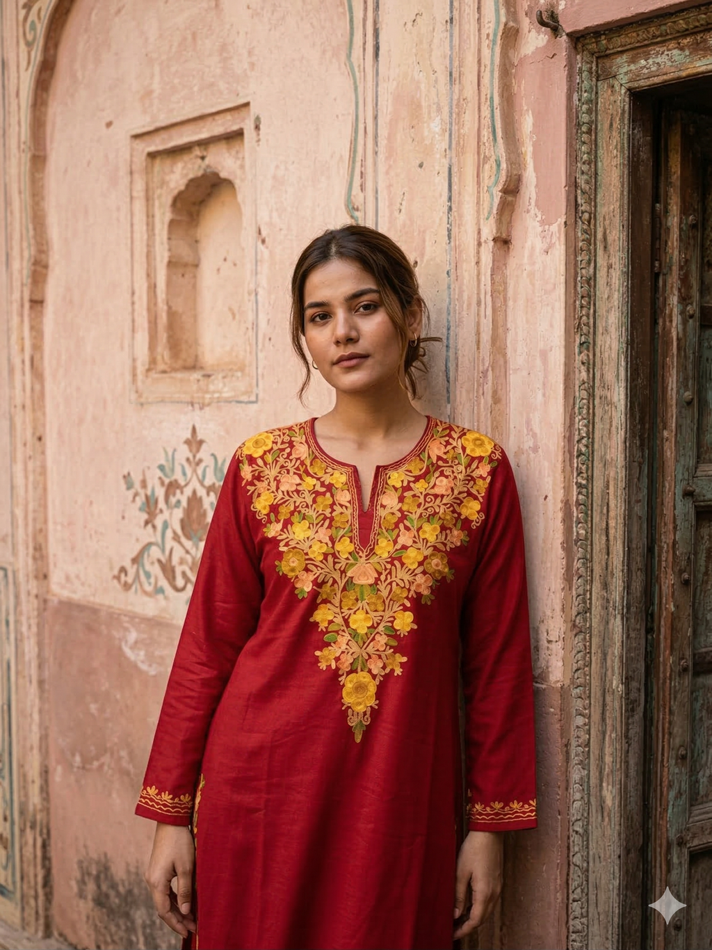 "SHIA" Cotton Kashmiri Co-Ord Set
